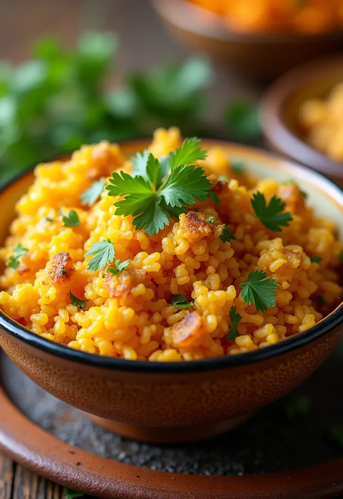 25 Andhra Vegetarian Recipes in Telugu Style Cooking 16 25 Andhra Vegetarian Recipes in Telugu Style Cooking - 16. Uggani (Puffed Rice Upma)