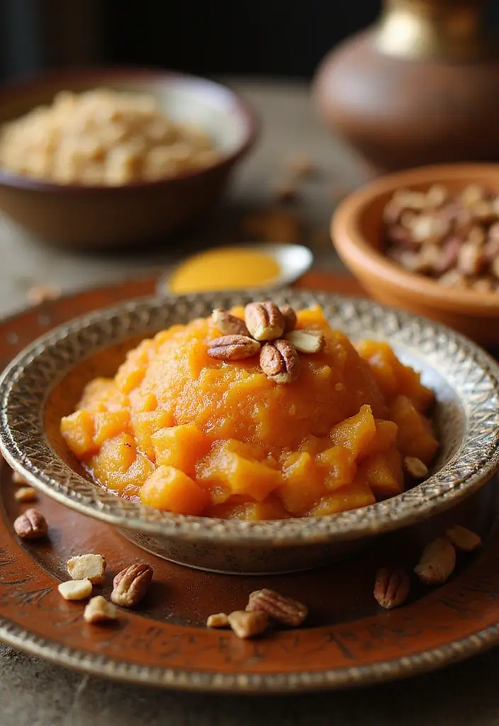 25 Andhra Vegetarian Recipes in Telugu Style Cooking 21 25 Andhra Vegetarian Recipes in Telugu Style Cooking - 21. Gajar Ka Halwa (Carrot Pudding)