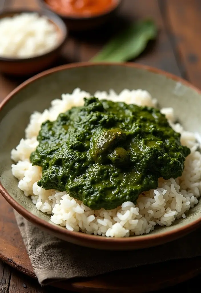 25 Andhra Vegetarian Recipes in Telugu Style Cooking 22 25 Andhra Vegetarian Recipes in Telugu Style Cooking - 22. Palak Pappu (Spinach Dal)
