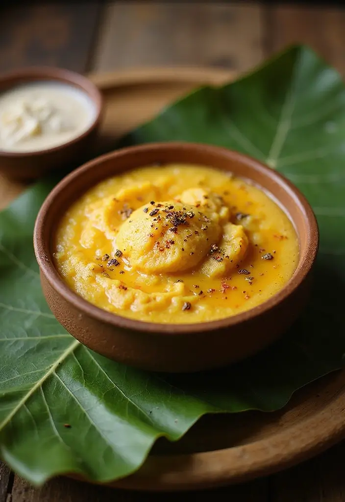 25 Andhra Vegetarian Recipes in Telugu Style Cooking 6 25 Andhra Vegetarian Recipes in Telugu Style Cooking - 6. Pongal