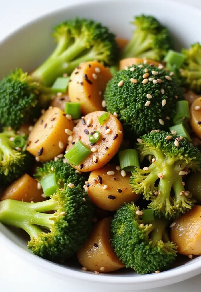 25 Broccoli Stir Fry Vegetarian Recipes That Are Healthy and Easy 1 25 Broccoli Stir Fry Vegetarian Recipes That Are Healthy and Easy - 1. Sesame Garlic Broccoli Stir Fry