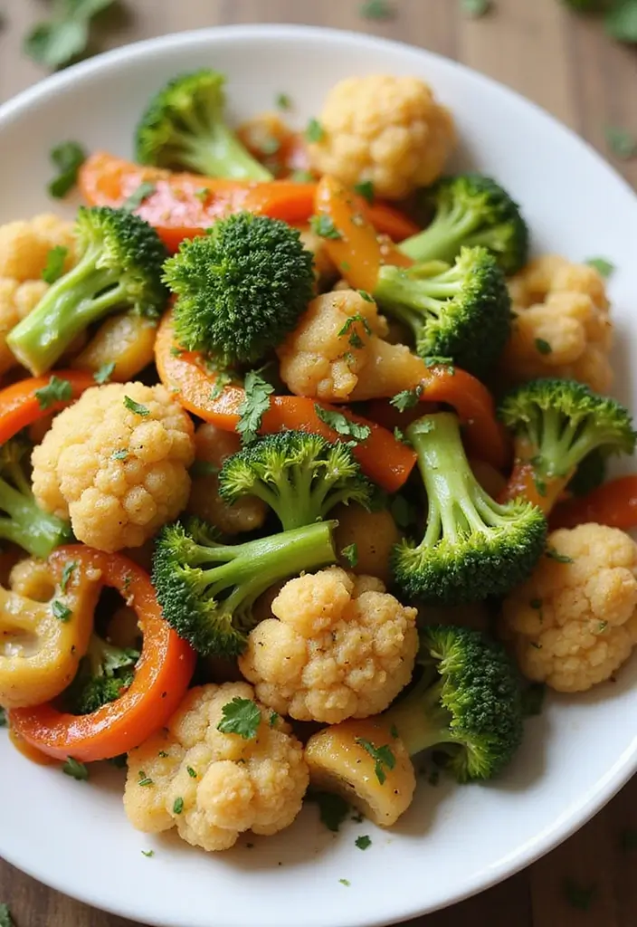 25 Broccoli Stir Fry Vegetarian Recipes That Are Healthy and Easy 10 25 Broccoli Stir Fry Vegetarian Recipes That Are Healthy and Easy - 10. Broccoli and Cauliflower Stir Fry