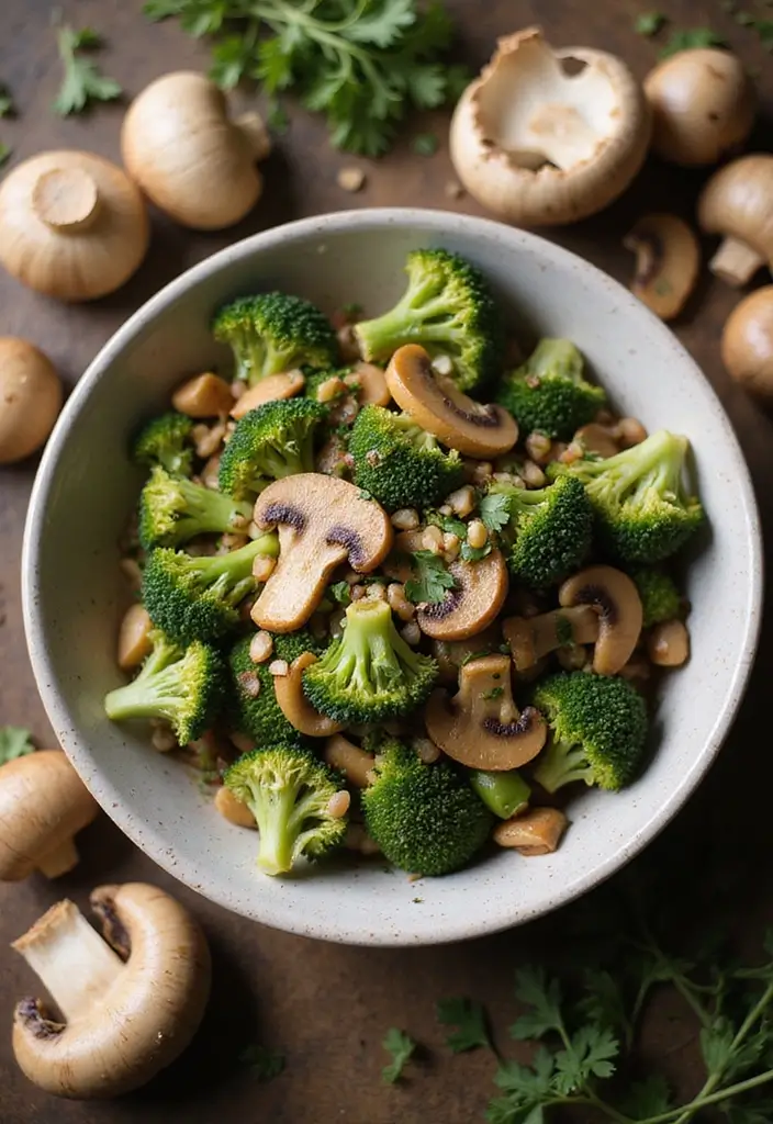 25 Broccoli Stir Fry Vegetarian Recipes That Are Healthy and Easy 12 25 Broccoli Stir Fry Vegetarian Recipes That Are Healthy and Easy - 12. Broccoli and Mushroom Stir Fry