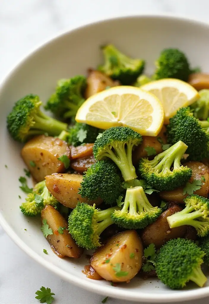 25 Broccoli Stir Fry Vegetarian Recipes That Are Healthy and Easy 13 25 Broccoli Stir Fry Vegetarian Recipes That Are Healthy and Easy - 13. Lemon Garlic Broccoli Stir Fry