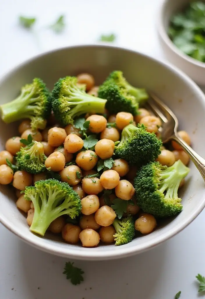 25 Broccoli Stir Fry Vegetarian Recipes That Are Healthy and Easy 17 25 Broccoli Stir Fry Vegetarian Recipes That Are Healthy and Easy - 17. Broccoli with Chickpeas Stir Fry