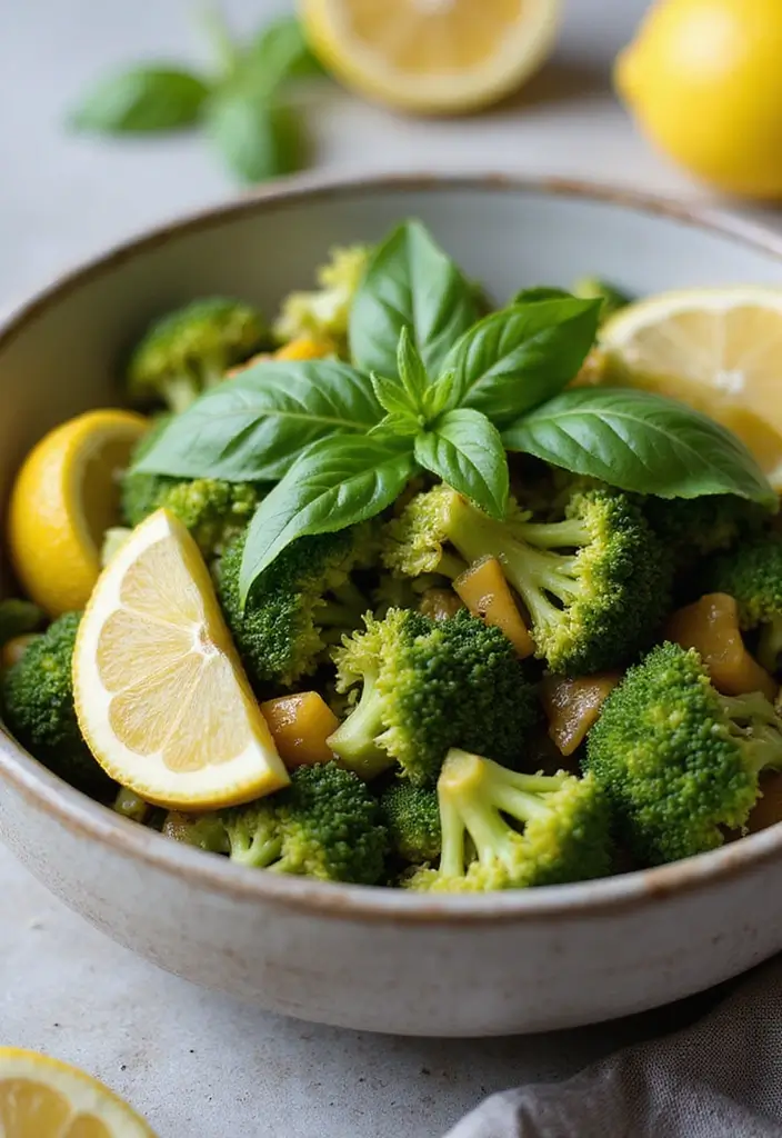 25 Broccoli Stir Fry Vegetarian Recipes That Are Healthy and Easy 3 25 Broccoli Stir Fry Vegetarian Recipes That Are Healthy and Easy - 3. Lemon Basil Broccoli Stir Fry