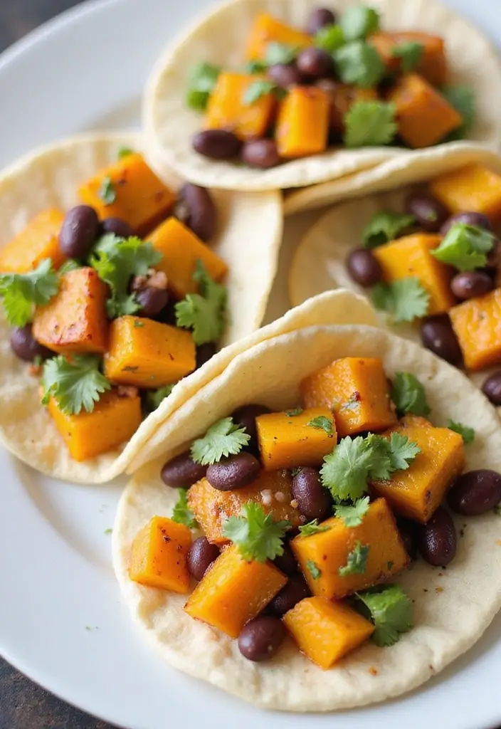 25 Butternut Squash Vegetarian Recipes Perfect for Fall 10 25 Butternut Squash Vegetarian Recipes Perfect for Fall - 10. Butternut Squash Tacos