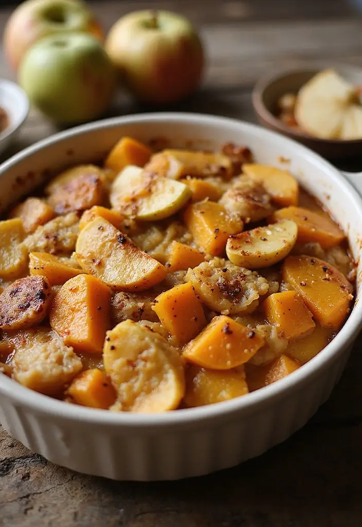 25 Butternut Squash Vegetarian Recipes Perfect for Fall 15 25 Butternut Squash Vegetarian Recipes Perfect for Fall - 15. Butternut Squash and Apple Bake