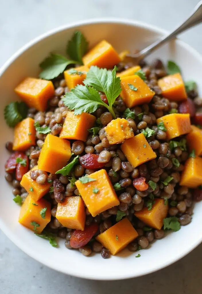 25 Butternut Squash Vegetarian Recipes Perfect for Fall 20 25 Butternut Squash Vegetarian Recipes Perfect for Fall - 20. Butternut Squash and Lentil Salad