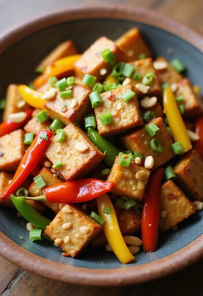 25 Chinese Vegetarian Recipes for Flavorful Meals 1 25 Chinese Vegetarian Recipes for Flavorful Meals - 1. Kung Pao Tofu