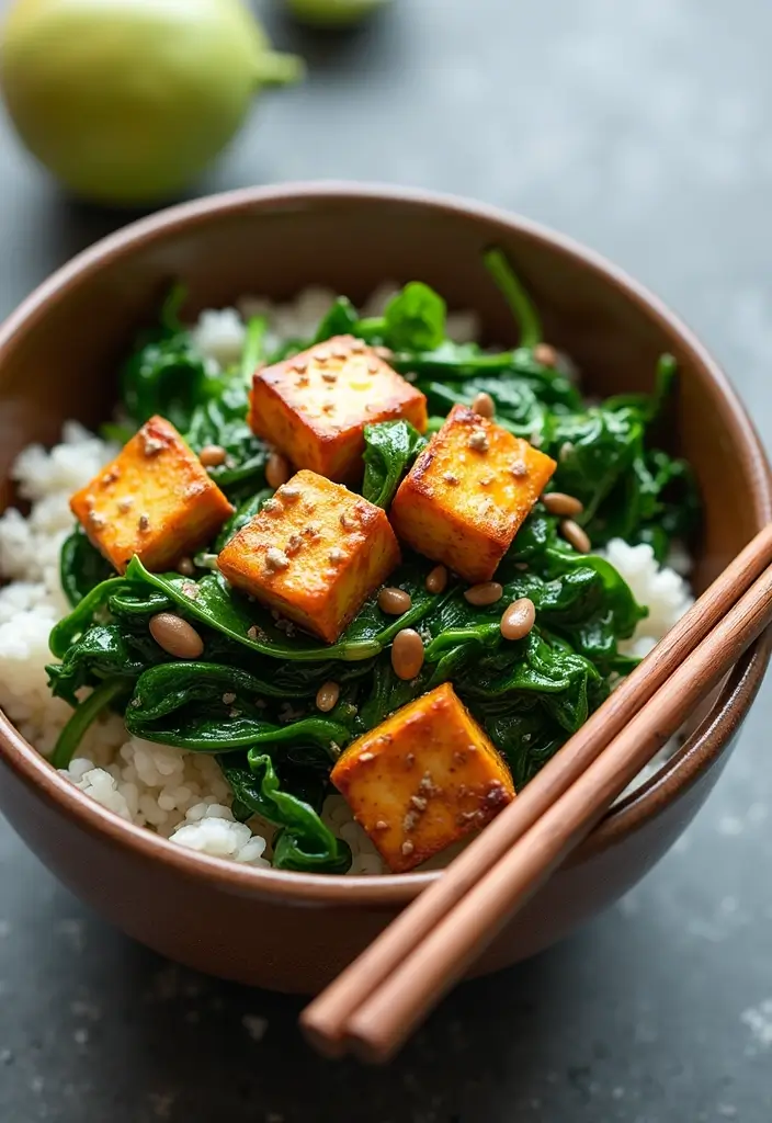 25 Chinese Vegetarian Recipes for Flavorful Meals 18 25 Chinese Vegetarian Recipes for Flavorful Meals - 18. Chinese Spinach and Tofu
