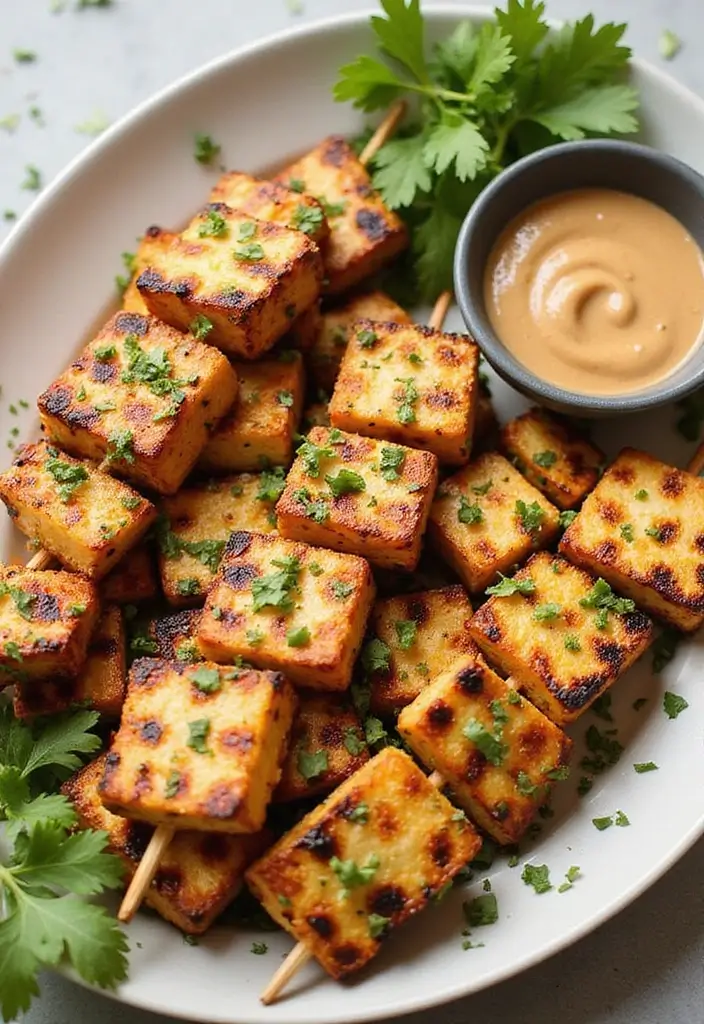 25 Chinese Vegetarian Recipes for Flavorful Meals 8 25 Chinese Vegetarian Recipes for Flavorful Meals - 8. Lemongrass Tofu Skewers