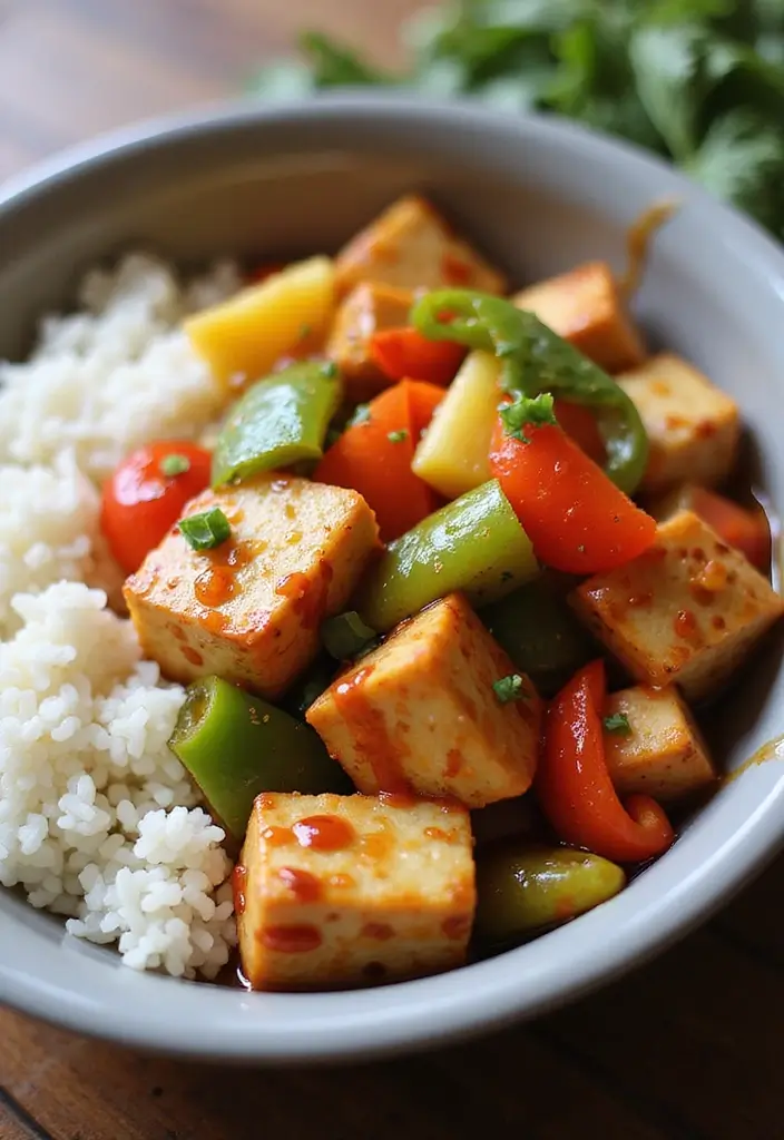 25 Chinese Vegetarian Recipes for Flavorful Meals 9 25 Chinese Vegetarian Recipes for Flavorful Meals - 9. Sweet and Sour Tofu