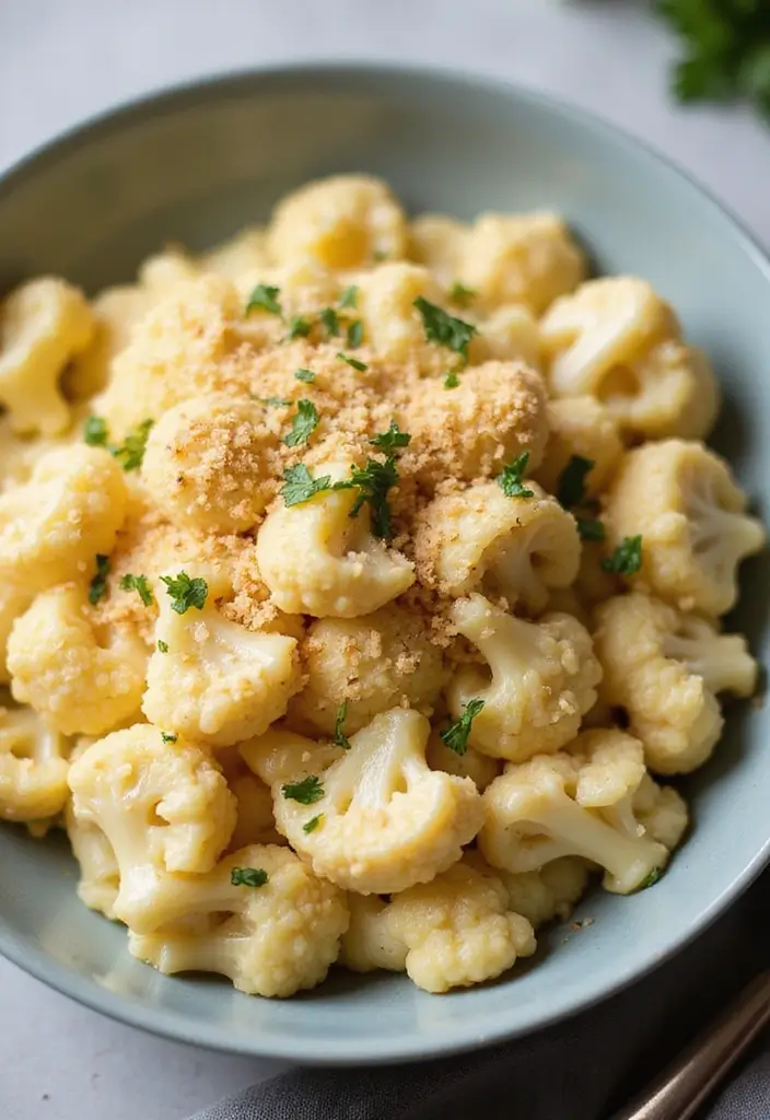 25 Dairy Free Vegetarian Recipes That Are Easy and Delicious 18 25 Dairy Free Vegetarian Recipes That Are Easy and Delicious - 18. Cauliflower Mac and Cheese