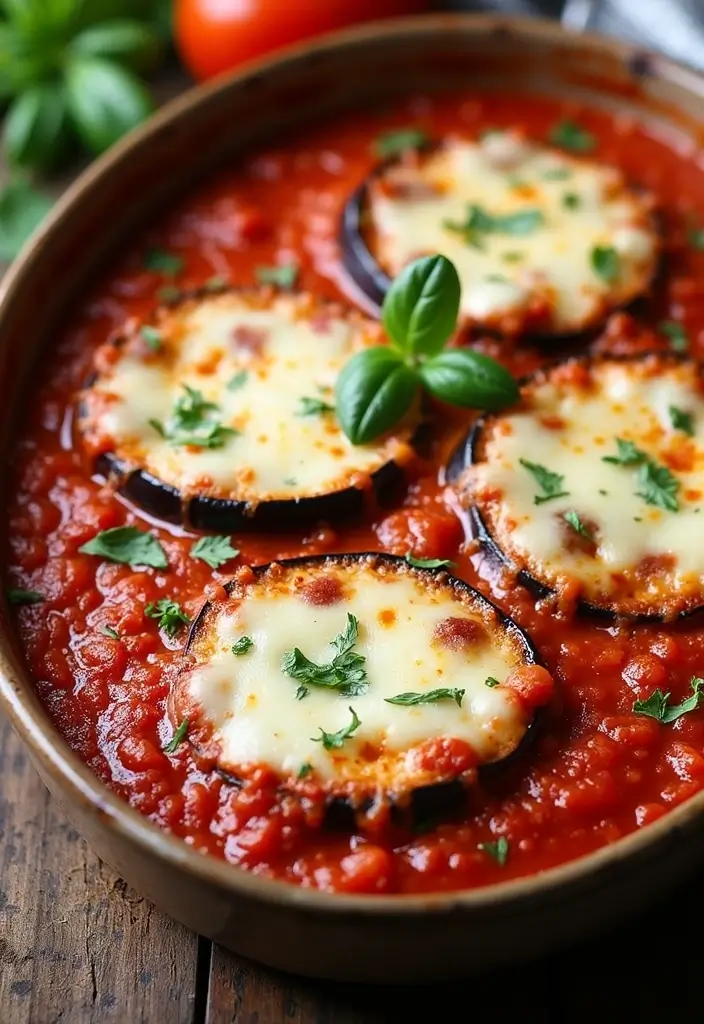 25 Dairy Free Vegetarian Recipes That Are Easy and Delicious 22 25 Dairy Free Vegetarian Recipes That Are Easy and Delicious - 22. Eggplant Parmesan
