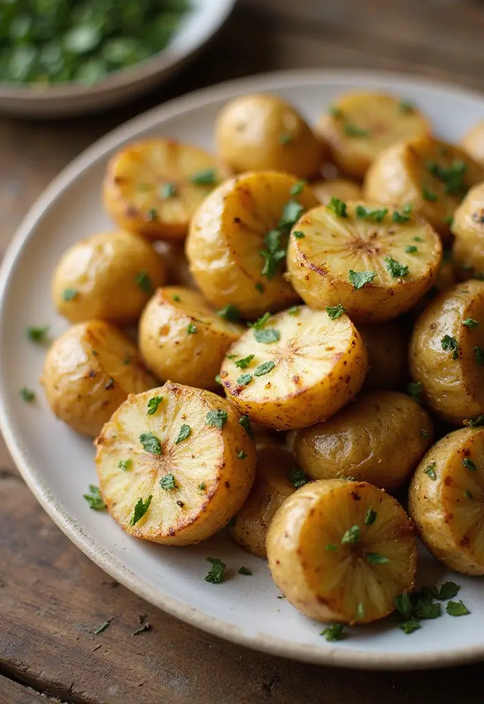25 Dairy Free Vegetarian Recipes That Are Easy and Delicious 24 25 Dairy Free Vegetarian Recipes That Are Easy and Delicious - 24. Garlic Herb Roasted Potatoes