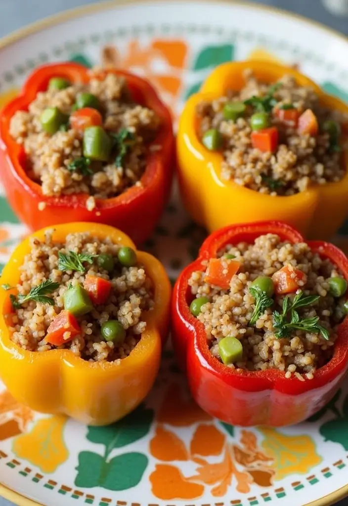 25 Dairy Free Vegetarian Recipes That Are Easy and Delicious 5 25 Dairy Free Vegetarian Recipes That Are Easy and Delicious - 5. Vegan Stuffed Bell Peppers
