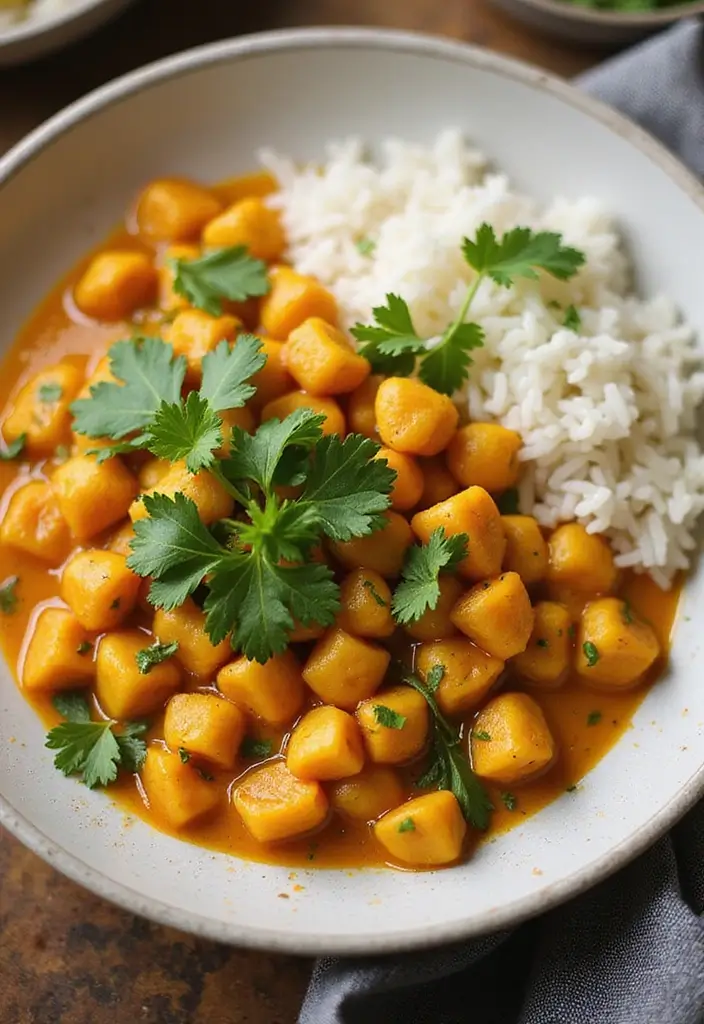 25 Dairy Free Vegetarian Recipes That Are Easy and Delicious 8 25 Dairy Free Vegetarian Recipes That Are Easy and Delicious - 8. Coconut Curry Chickpeas