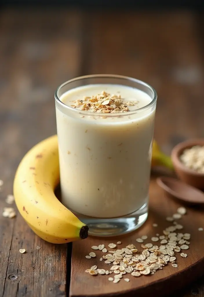 25 Easy Vegetarian Breakfast Recipes for Busy Mornings 13 25 Easy Vegetarian Breakfast Recipes for Busy Mornings - 13. Vanilla Oatmeal Smoothie