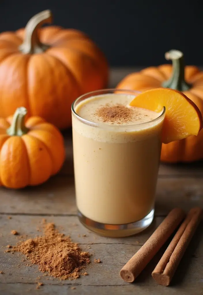 25 Easy Vegetarian Breakfast Recipes for Busy Mornings 16 25 Easy Vegetarian Breakfast Recipes for Busy Mornings - 16. Pumpkin Spice Smoothie