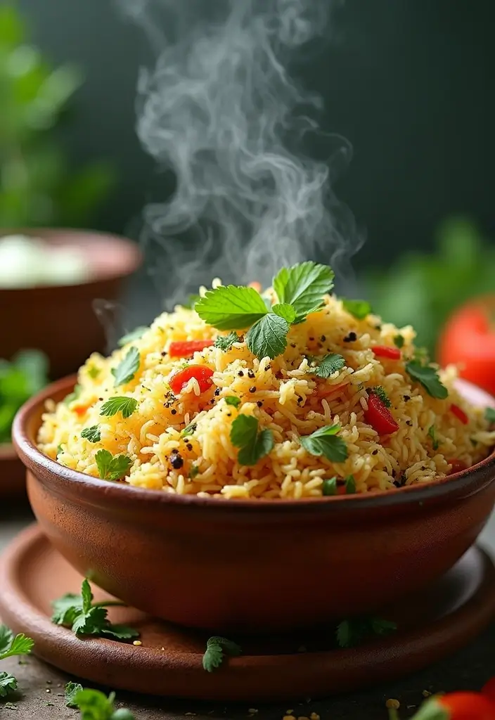 25 Healthy Indian Vegetarian Recipes for Everyday Meals - 17. Vegetable Pulao
