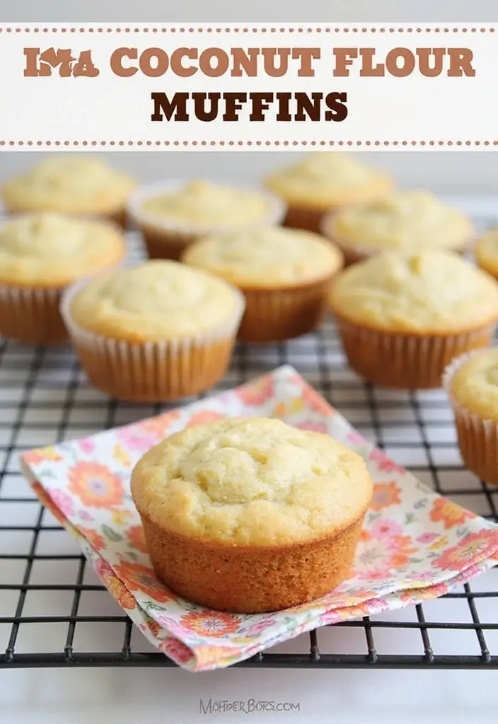 25 Healthy Low Carb High Protein Vegetarian Breakfast Ideas 18 25 Healthy Low Carb High Protein Vegetarian Breakfast Ideas - 18. Coconut Flour Muffins