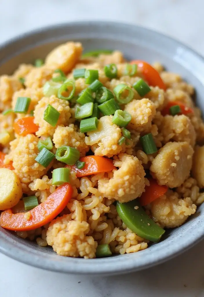 25 Healthy Vegetarian Lunch Recipes for Work or School - 17. Cauliflower Fried Rice