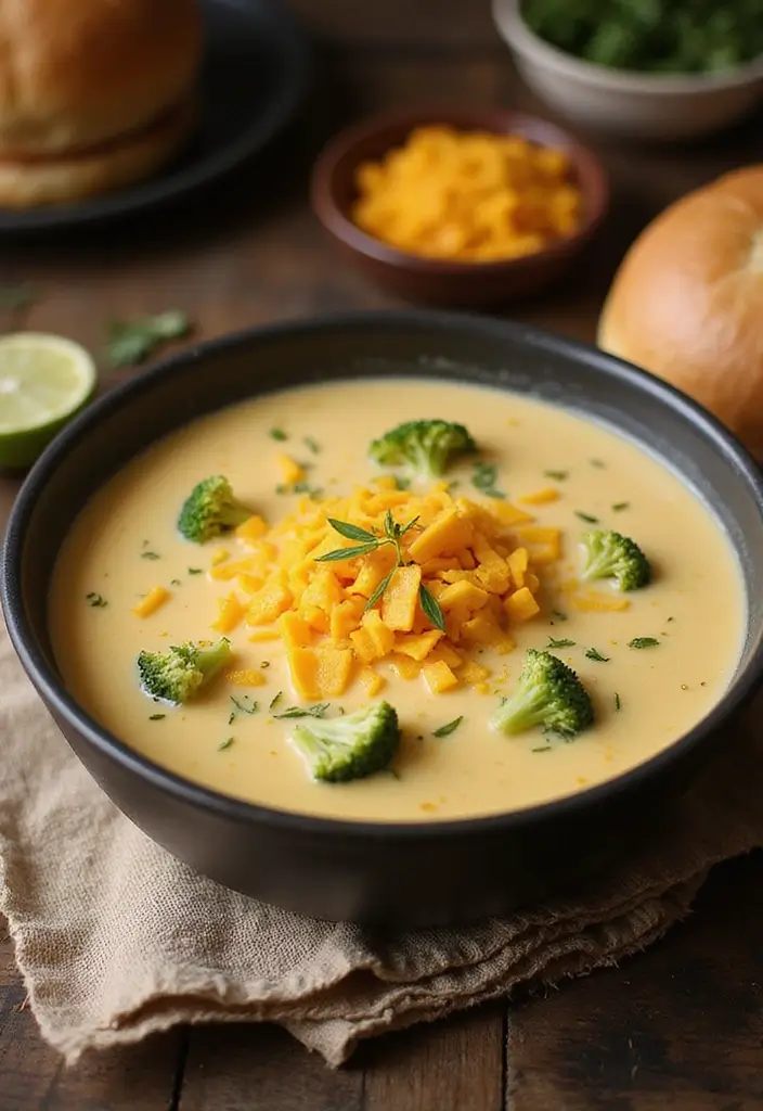 25 High Protein Low Carb Vegetarian Recipes to Try 10 25 High Protein Low Carb Vegetarian Recipes to Try - 10. Broccoli Cheese Soup