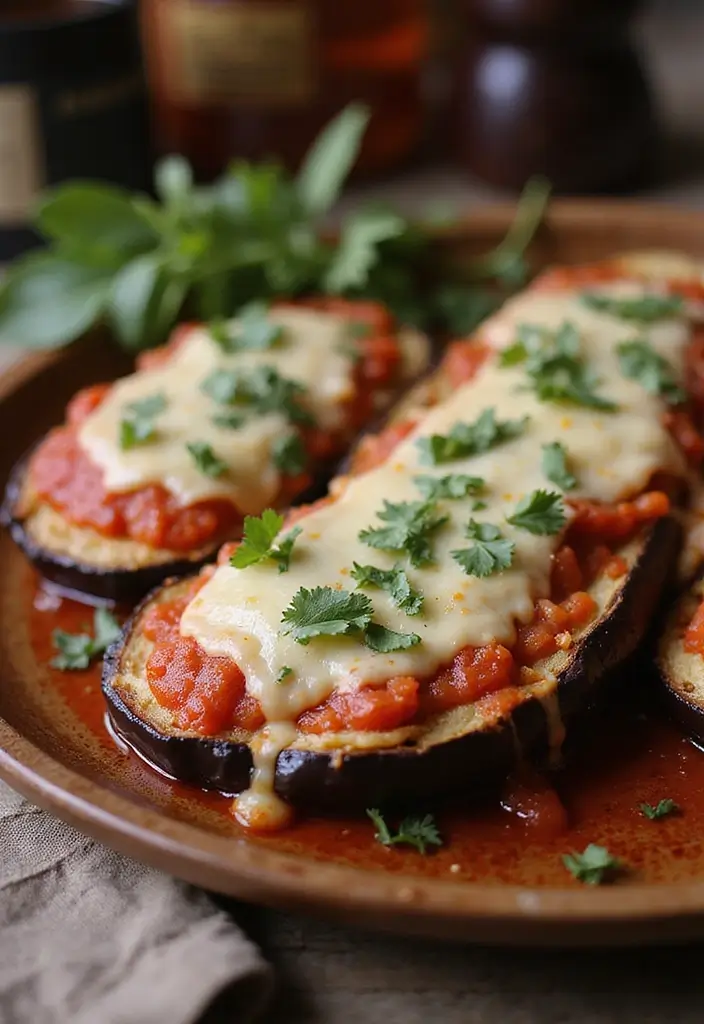 25 High Protein Low Carb Vegetarian Recipes to Try 12 25 High Protein Low Carb Vegetarian Recipes to Try - 12. Eggplant Parmesan