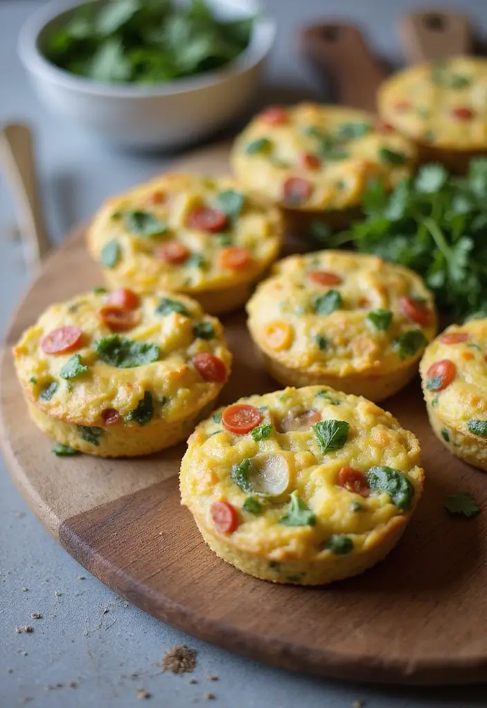 25 High Protein Low Carb Vegetarian Recipes to Try 19 25 High Protein Low Carb Vegetarian Recipes to Try - 19. Mini Frittatas