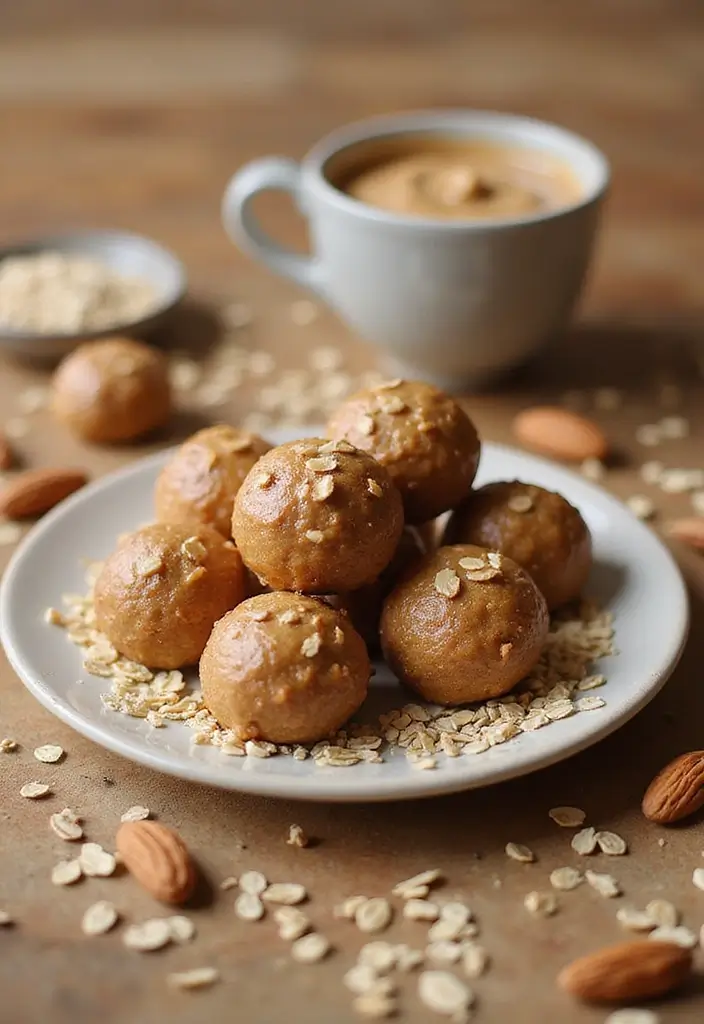 25 High Protein Low Carb Vegetarian Recipes to Try 9 25 High Protein Low Carb Vegetarian Recipes to Try - 9. Almond Butter Energy Bites