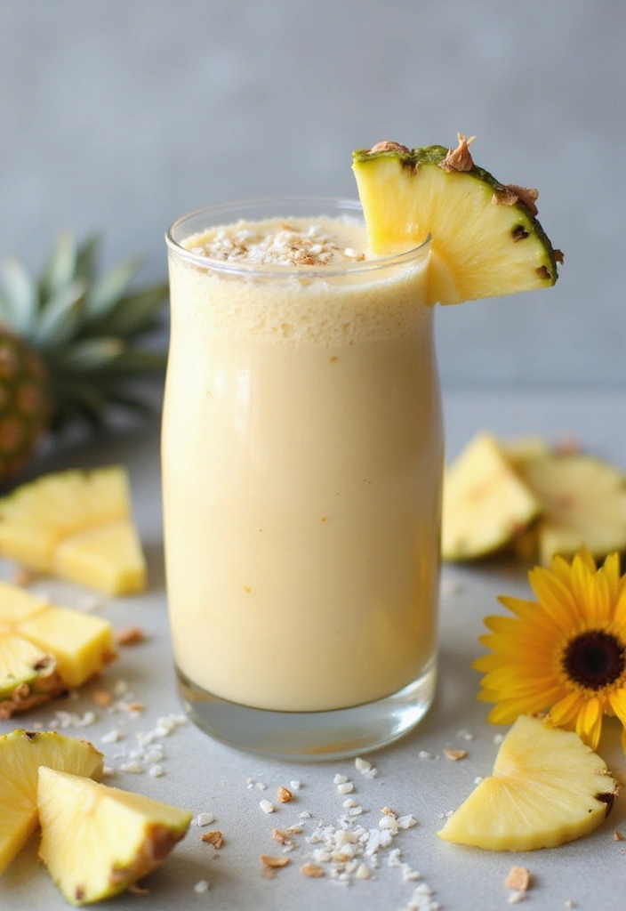 25 High Protein Vegetarian Breakfast Recipes That Keep You Full 15 25 High Protein Vegetarian Breakfast Recipes That Keep You Full - 15. Pina Colada Protein Smoothie