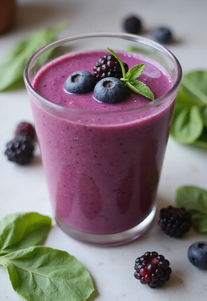 25 High Protein Vegetarian Breakfast Recipes That Keep You Full 2 25 High Protein Vegetarian Breakfast Recipes That Keep You Full - 2. Berry Spinach Protein Smoothie