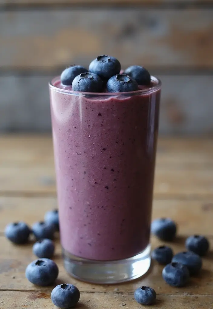 25 High Protein Vegetarian Breakfast Recipes That Keep You Full 21 25 High Protein Vegetarian Breakfast Recipes That Keep You Full - 21. Chocolate Blueberry Protein Smoothie