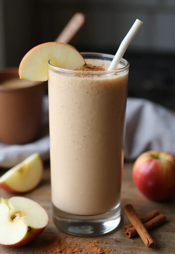 25 High Protein Vegetarian Breakfast Recipes That Keep You Full 22 25 High Protein Vegetarian Breakfast Recipes That Keep You Full - 22. Apple Cinnamon Protein Smoothie