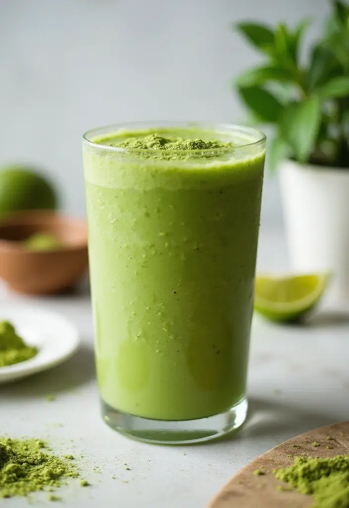25 High Protein Vegetarian Breakfast Recipes That Keep You Full 25 25 High Protein Vegetarian Breakfast Recipes That Keep You Full - 25. Matcha Green Tea Protein Smoothie