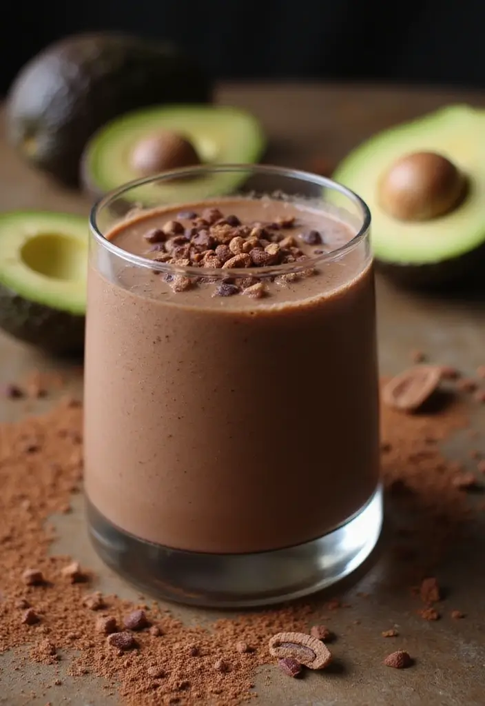 25 High Protein Vegetarian Breakfast Recipes That Keep You Full 3 25 High Protein Vegetarian Breakfast Recipes That Keep You Full - 3. Chocolate Avocado Protein Smoothie