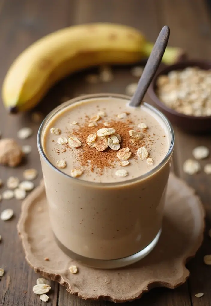 25 High Protein Vegetarian Breakfast Recipes That Keep You Full 5 25 High Protein Vegetarian Breakfast Recipes That Keep You Full - 5. Oatmeal Cookie Protein Smoothie