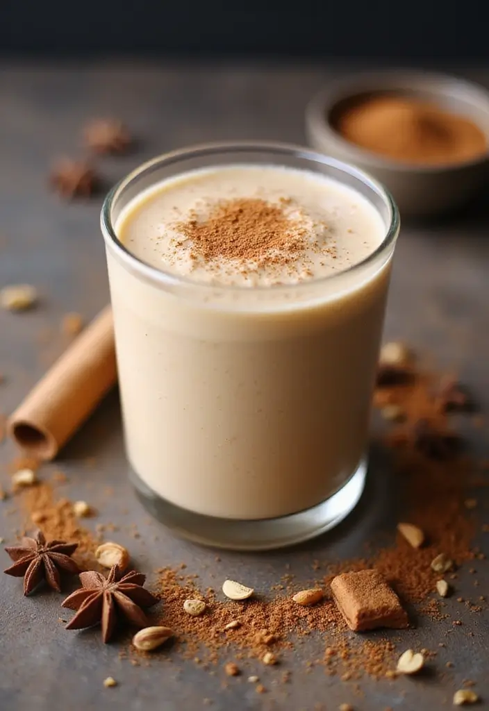 25 High Protein Vegetarian Breakfast Recipes That Keep You Full 9 25 High Protein Vegetarian Breakfast Recipes That Keep You Full - 9. Chai Spice Protein Smoothie