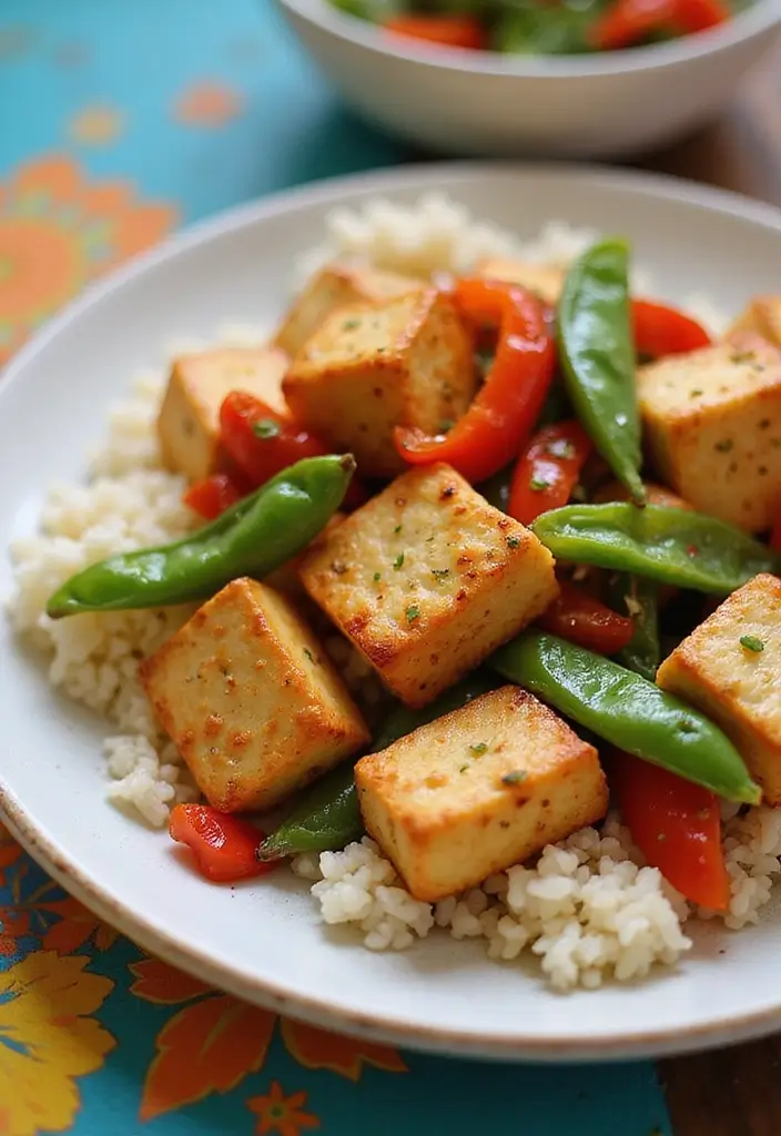 25 High Protein Vegetarian Meal Prep Recipes for Busy Weeks 5 25 High Protein Vegetarian Meal Prep Recipes for Busy Weeks - 5. Protein-Packed Tofu Stir Fry