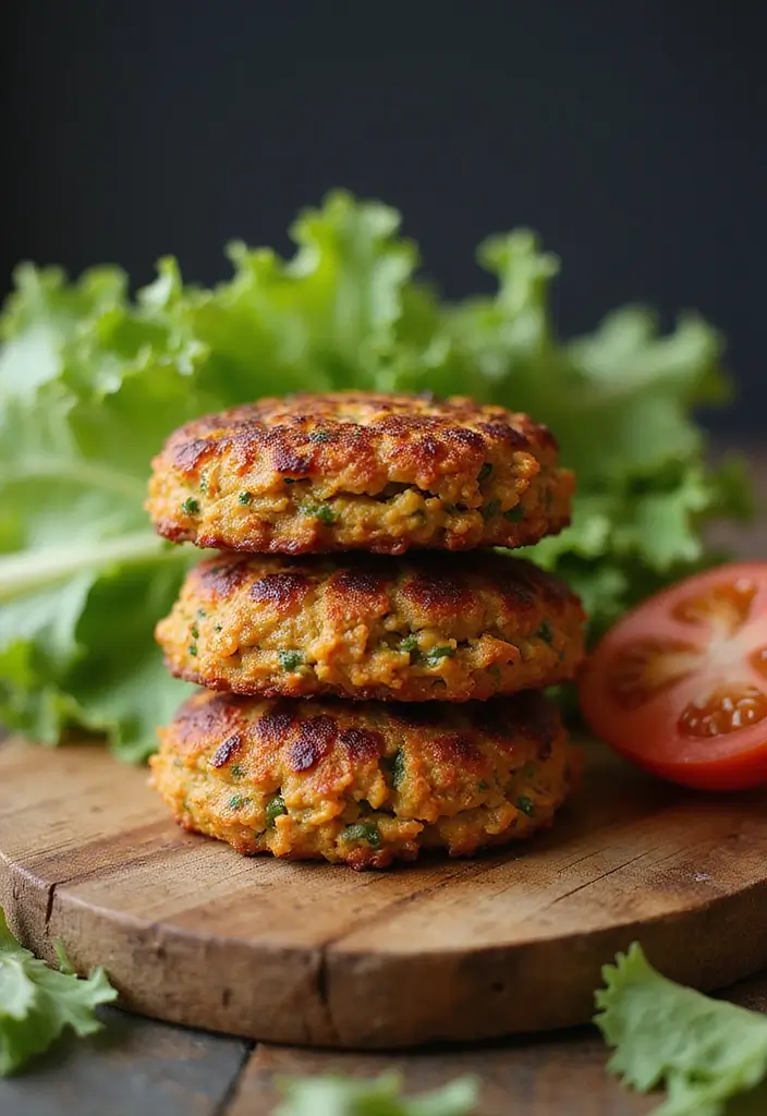 25 High Protein Vegetarian Meal Prep Recipes for Busy Weeks 8 25 High Protein Vegetarian Meal Prep Recipes for Busy Weeks - 8. High-Protein Veggie Burger Patties