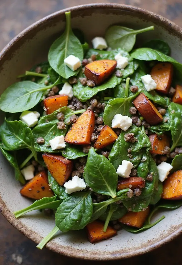 25 High Protein Vegetarian Salad Recipes for Healthy Living 2 25 High Protein Vegetarian Salad Recipes for Healthy Living - 2. Spinach and Lentil Salad