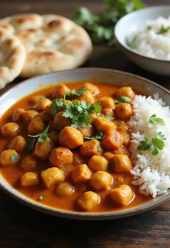 25 Indian Vegetarian Dinner Recipes Full of Flavor for Busy Weeknights 1 25 Indian Vegetarian Dinner Recipes Full of Flavor for Busy Weeknights - 1. Spicy Chickpea Curry