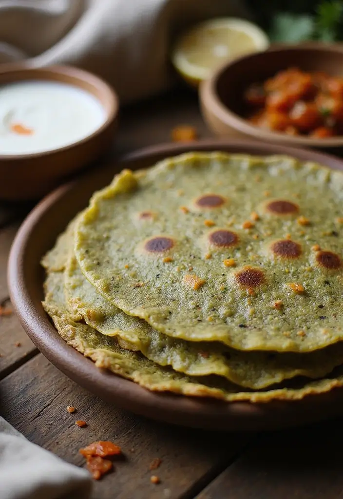 25 Indian Vegetarian Dinner Recipes Full of Flavor for Busy Weeknights 10 25 Indian Vegetarian Dinner Recipes Full of Flavor for Busy Weeknights - 10. Methi Thepla (Fenugreek Flatbreads)