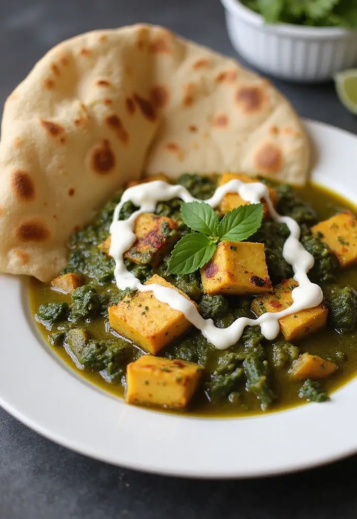25 Indian Vegetarian Dinner Recipes Full of Flavor for Busy Weeknights 8 25 Indian Vegetarian Dinner Recipes Full of Flavor for Busy Weeknights - 8. Palak Paneer (Spinach and Cottage Cheese)