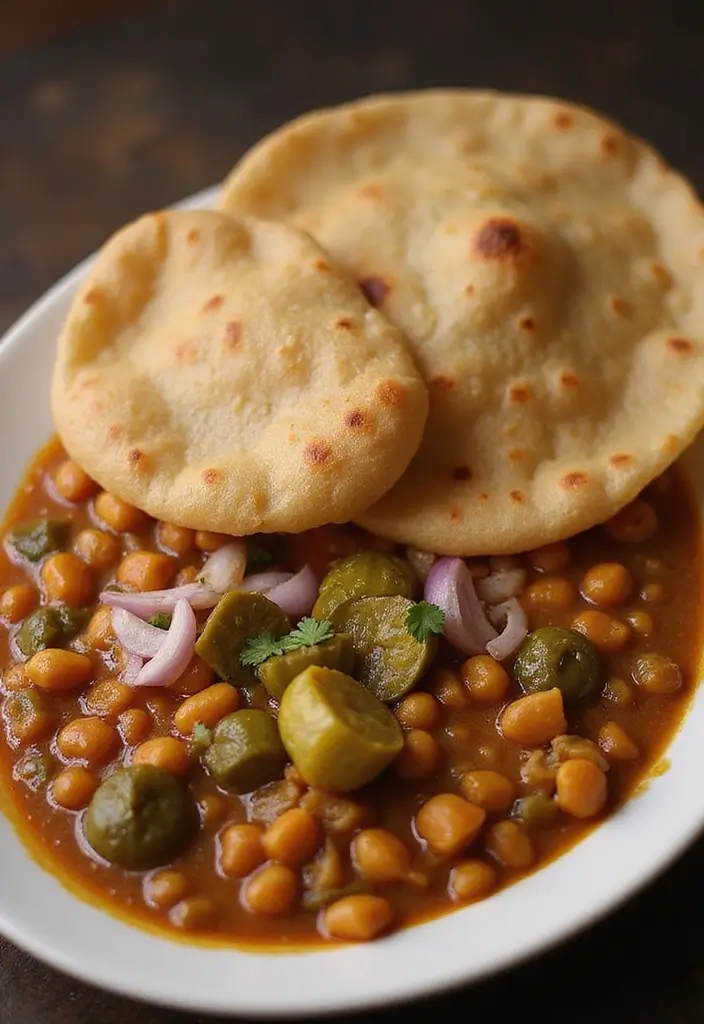 25 Indian Vegetarian Dishes Recipes You’ll Want to Try 3 25 Indian Vegetarian Dishes Recipes You’ll Want to Try - 3. Chole Bhature