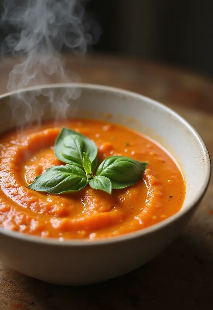 25 Low Carb Vegetarian Recipes That Taste Amazing 17 25 Low Carb Vegetarian Recipes That Taste Amazing - 17. Creamy Tomato Basil Soup