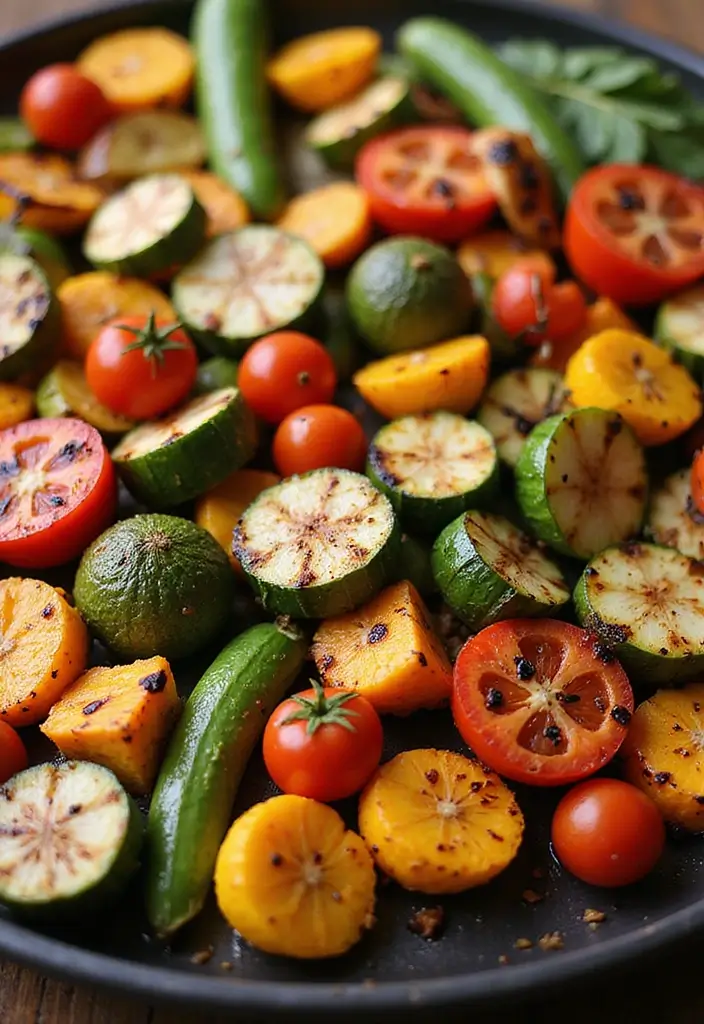 25 Low Carb Vegetarian Recipes That Taste Amazing 18 25 Low Carb Vegetarian Recipes That Taste Amazing - 18. Grilled Vegetable Platter