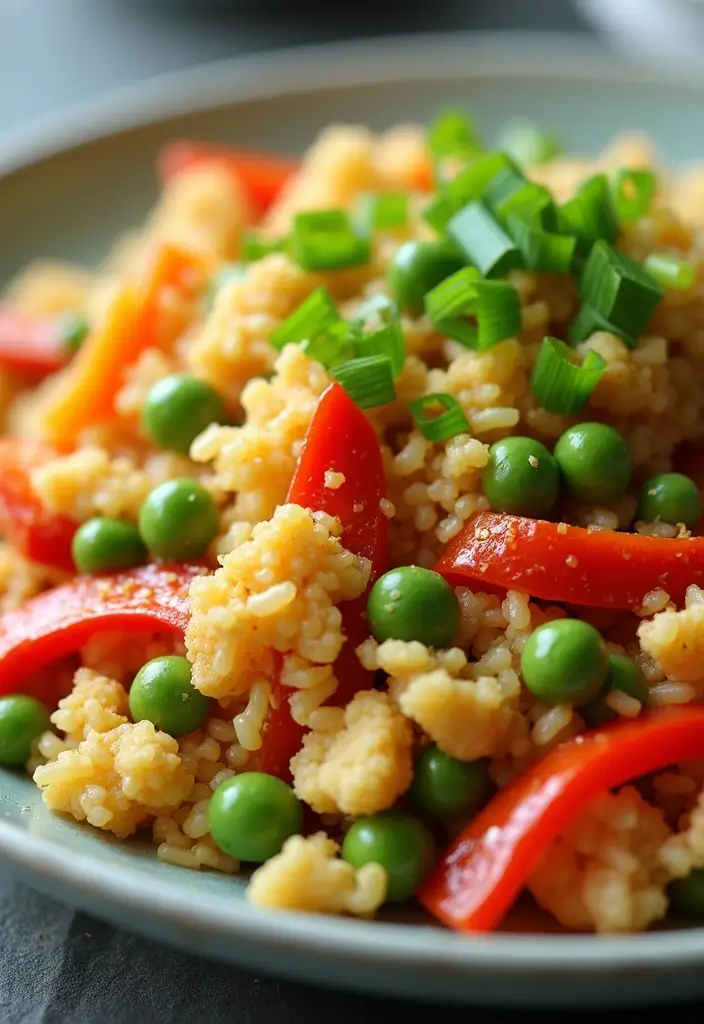 25 Low Carb Vegetarian Recipes That Taste Amazing 2 25 Low Carb Vegetarian Recipes That Taste Amazing - 2. Cauliflower Rice Stir-Fry