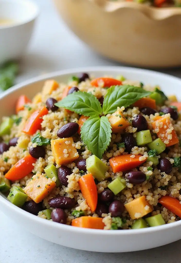 25 Low Carb Vegetarian Recipes That Taste Amazing 21 25 Low Carb Vegetarian Recipes That Taste Amazing - 21. Quinoa and Black Bean Salad